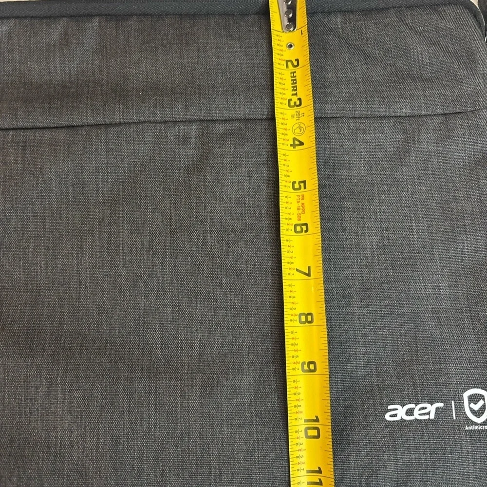 ACER Laptop Sleeve Gray Color Padded Zippered Carrying Bag 15